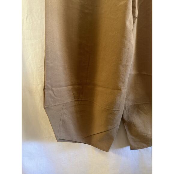 Feiersi Wide-Leg Tan Pants – Size Large - Picture 5 of 6